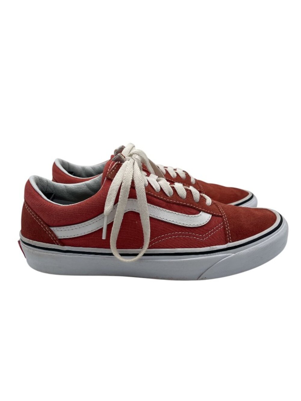 VANS Old Skool Brick Red Suede/Canvas Low Top unisex Size Men’s 6.5 - Women’s 8